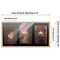 Natural Finish Collage Frame - Black Mat, 20 Frame Sizes to Choose From, UV Acrylic, Wall Hanging Hardware, Vertical or Horizontal Display